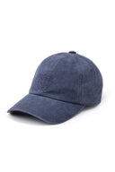 WASHED CIRCLE LOGO BALL CAP IN NAVY image 2