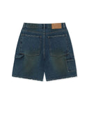 CARPENTER BERMUDA DENIM PANTS IN BLUE image 2