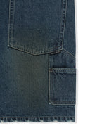CARPENTER BERMUDA DENIM PANTS IN BLUE image 5