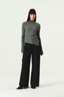 BELTED STILETTO MULE IN BROWN image 7
