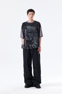 MATIN PUNK GRAFFITI TOP FOR MEN IN BLACK image 18