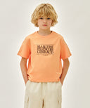 KIDS CLASSIC LOGO TEE IN ORANGE image 12
