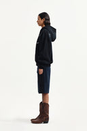 VINTAGE WASHED GRAFFITI HOODY ZIP UP IN BLACK image 18