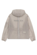 BACK LOGO HOODY WINDBREAKER FOR MEN IN LIGHT GRAY image 3