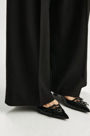 BUCKLE STILETTO SLING BACK HEELS IN BLACK image 10