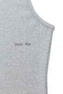 SMALL LOGO PINTUCK SLEEVELESS TOP FOR MEN IN GRAY image 10