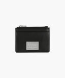 CLASSIC LOGO ZIP CARD WALLET IN BLACK image 1