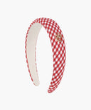 KIDS W CIRCLE LOGO HAIR BAND IN RED