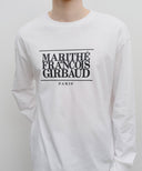 CLASSIC LOGO LONG SLEEVE IN WHITE image 4