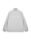 BACK LOGO HIGH NECK JUMPER IN LIGHT GRAY image 14