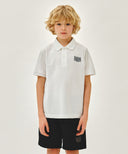 KIDS SMALL CLASSIC LOGO PK TEE IN WHITE image 12