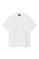 ZIGZAG STITCH POINT SHIRT FOR MEN IN WHITE image 1