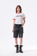 MATIN LOGO RINGER CROP TOP IN WHITE image 9