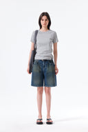 CARPENTER BERMUDA DENIM PANTS IN BLUE image 6