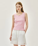 W LACE DETAIL SLEEVELESS IN PINK image 12
