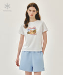 W AEROCOOL RESORT GRAPHIC TEE IN WHITE image 11