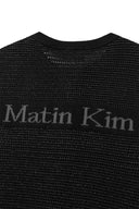 TWO TONE MESH KNIT VEST FOR MEN IN BLACK image 5