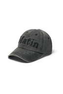 MATIN LOGO WASHED BALL CAP IN BLACK image 3
