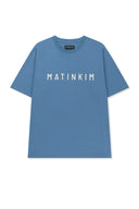 APPLIQUE FELT LOGO TOP FOR MEN IN BLUE image 13