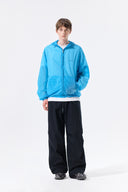 BACK LOGO HOODY WINDBREAKER FOR MEN IN CHARCOAL GREY image 20