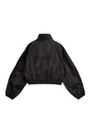 MATIN ROUGH COATING CROP BOMBER IN KHAKI image 5