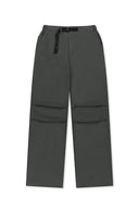 STRAP BELTED PANTS FOR MEN IN CHARCOAL GREY image 11