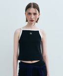 W COLOR BLOCK SQUARE NECK SLEEVELESS IN LIGHT BLUE image 1