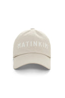 APPLIQUE FELT LOGO BALL CAP IN LIGHT GRAY image 1