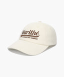 VINTAGE BASEBALL GRAPHIC CAP IN IVORY image 7