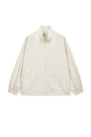 BACK LOGO HIGH NECK JUMPER IN CREAM image 14
