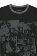 MATIN PUNK GRAFFITI TOP FOR MEN IN BLACK image 13