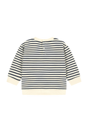 BABY BEAR CLASSIC LOGO STRIPED SWEATSHIRT IN NAVY