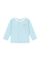 嬰兒經典標誌基本款家居服套裝－淺藍色