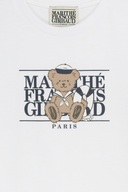 KIDS MARIN BEAR CLASSIC LOGO TEE IN WHITE image 13
