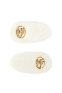 KIDS FUR HAIR PIN 2PACK IN CREAM