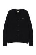 BASIC V NECK CARDIGAN IN BLACK