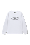 MARITHÉ UNION LOGO LONG SLEEVE IN WHITE