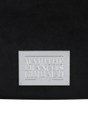 CLASSIC LOGO HALF MOON 2-WAY CROSS BAG IN BLACK