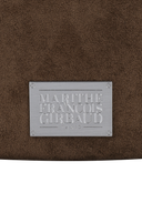 CLASSIC LOGO HALF MOON 2-WAY CROSS BAG IN BROWN
