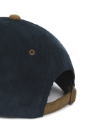 CORDUROY COLOR BLOCK CAP IN CAMEL
