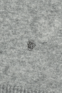 W PREMIUM MERINO WOOL HALF NECK KNIT IN HEATHER GREY