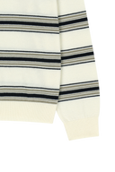 SMALL CLASSIC LOGO MULTI STRIPE POLO KNIT 象牙白