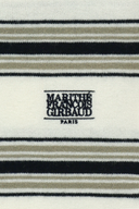 SMALL CLASSIC LOGO MULTI STRIPE POLO KNIT 象牙白
