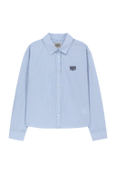 W MICRO CLASSIC LOGO 棉質條紋襯衫