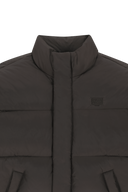 CLASSIC LOGO BASIC DOWN JACKET IN DARK BROWN