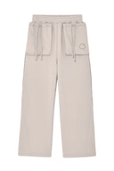 VOLUME POCKET SWEATPANTS IN BEIGE