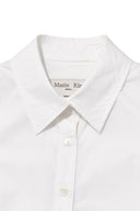 BACK BUTTON POINT SHIRT IN WHITE