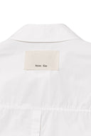 BACK BUTTON POINT SHIRT IN WHITE