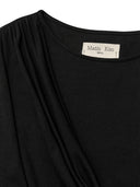 TIED DETAIL STRING TOP IN BLACK
