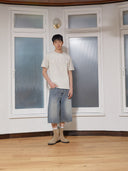 DYING POINT LOGO TOP FOR MEN IN IVORY